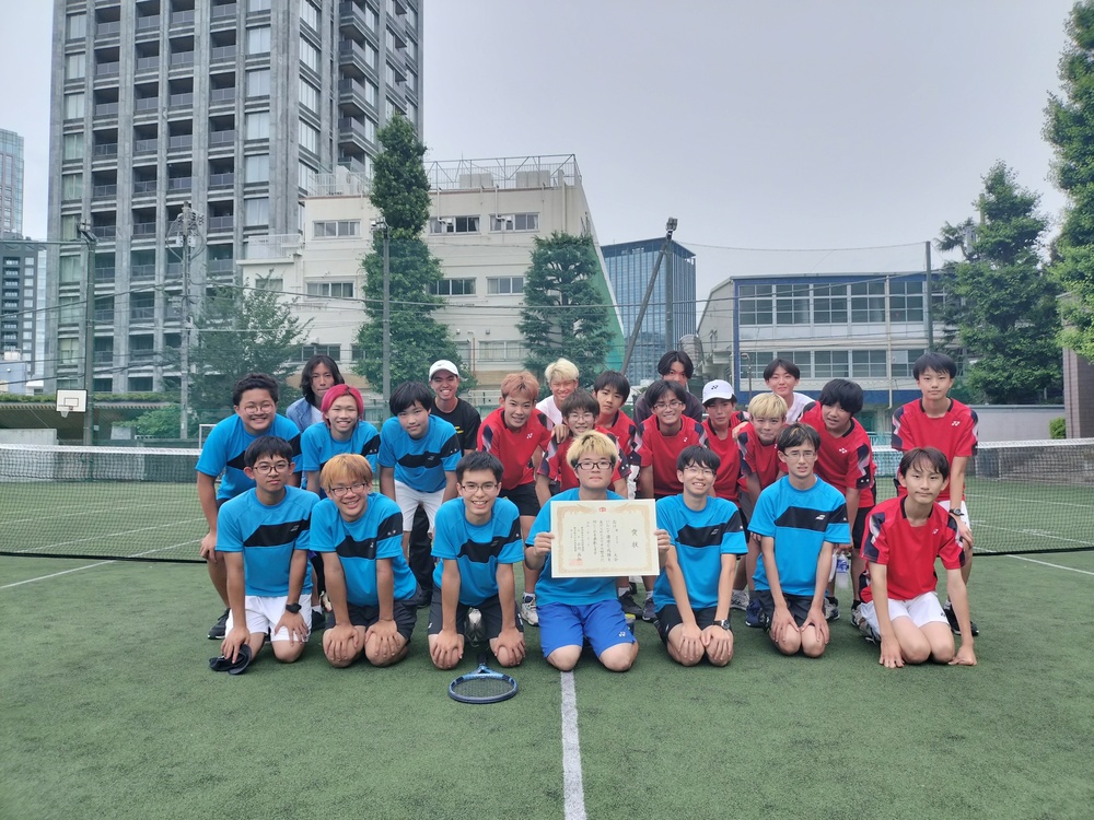 硬式テニス部　団体戦準優勝！